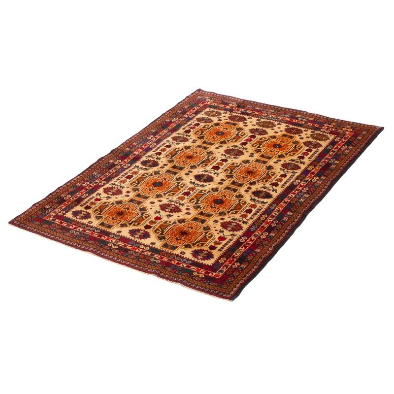 Teimani Beige Rug 4'0" x 5'4" - 4'0 x 5'4