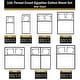 preview thumbnail 45 of 49, Superior Egyptian Cotton 530 Thread Count Split King Sheet Set