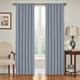 Eclipse Kendall Blackout Window Curtain Panel - 54 Inches - Slate
