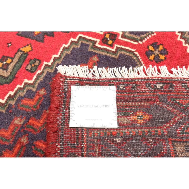 ECARPETGALLERY Hand-knotted Andelz Navy Wool Rug - 4'0 x 6'5