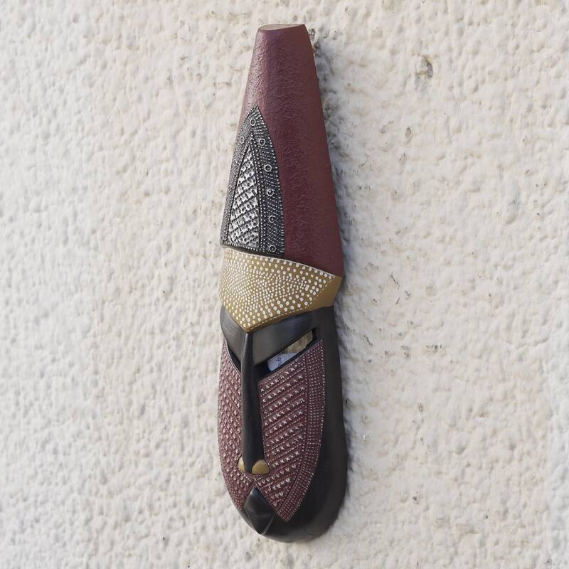 Novica Handmade Vim Lady Iii African Wood Mask