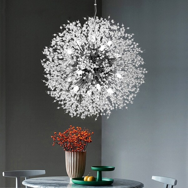 16 Light Dandelion Crystal Chandelier Firework Pendant Ceiling Light On Sale Bed Bath Beyond 34736612