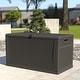 preview thumbnail 4 of 26, 120 Gallon Plastic Deck Box for Outdoor Patio Storage & Deck Organization Gray