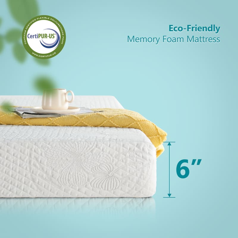 Sleeplanner 6 Inch Gel Memory Foam Mattress In a Box