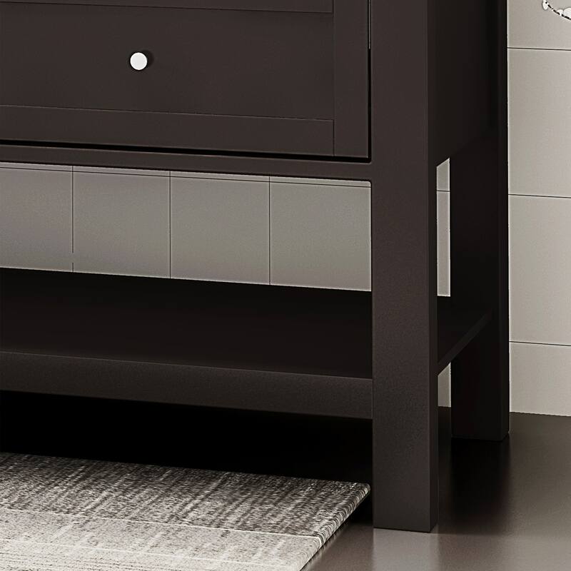 Douvier Wood Double Sink Bathroom Vanity by Christopher Knight Home