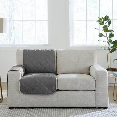 SureFit Gemma Corner Sectional Sofa Cover Furniture Protector, Waterproof Pet Protector Furniture Covers