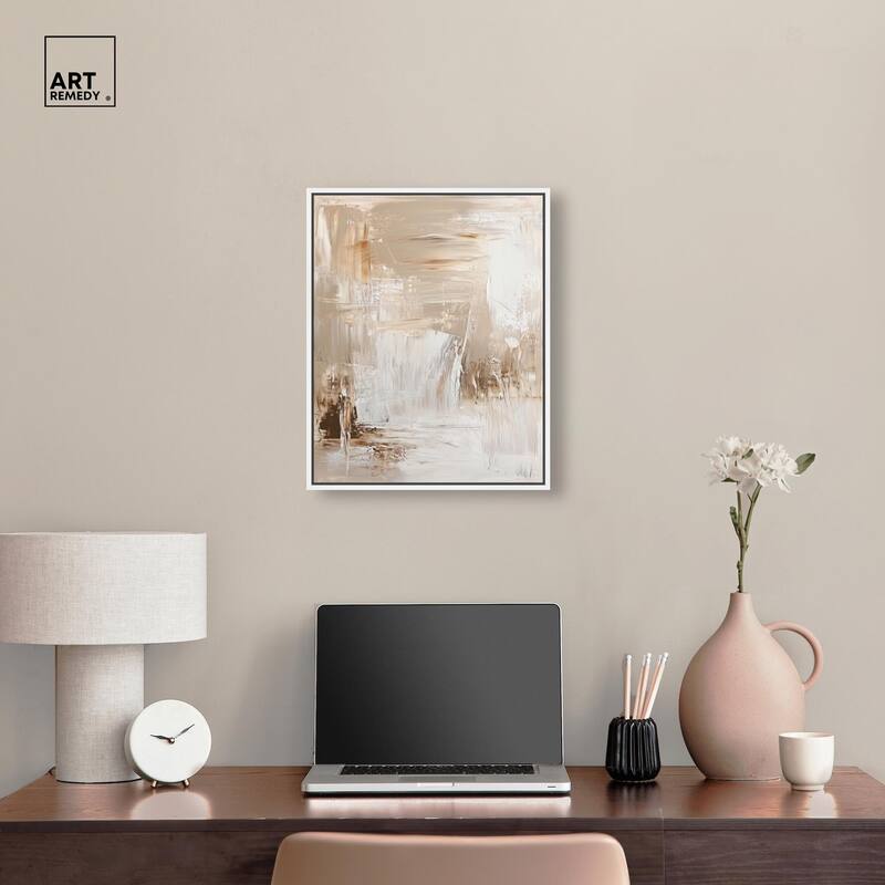 Latte Layers II Canvas by Art Remedy