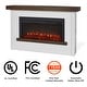 preview thumbnail 8 of 23, Real Flame Bernice Electric Landscape Fireplace 67"