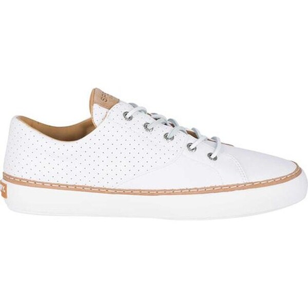 mens white sperry sneakers