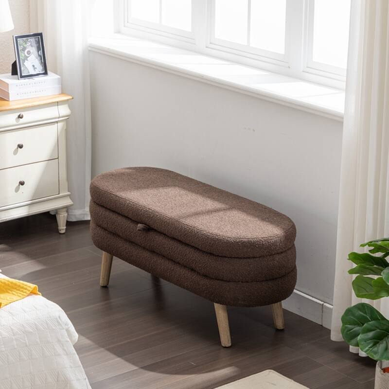 Storage Bench Bedroom Bench With Wood Legs