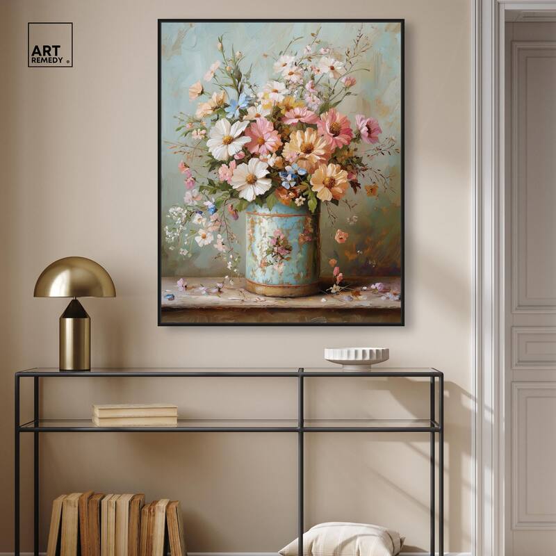 Verse in Violets Canvas by Art Remedy