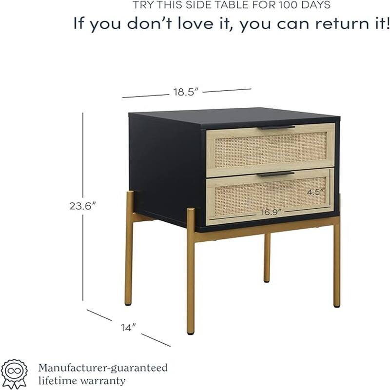 Nightstand with Drawers