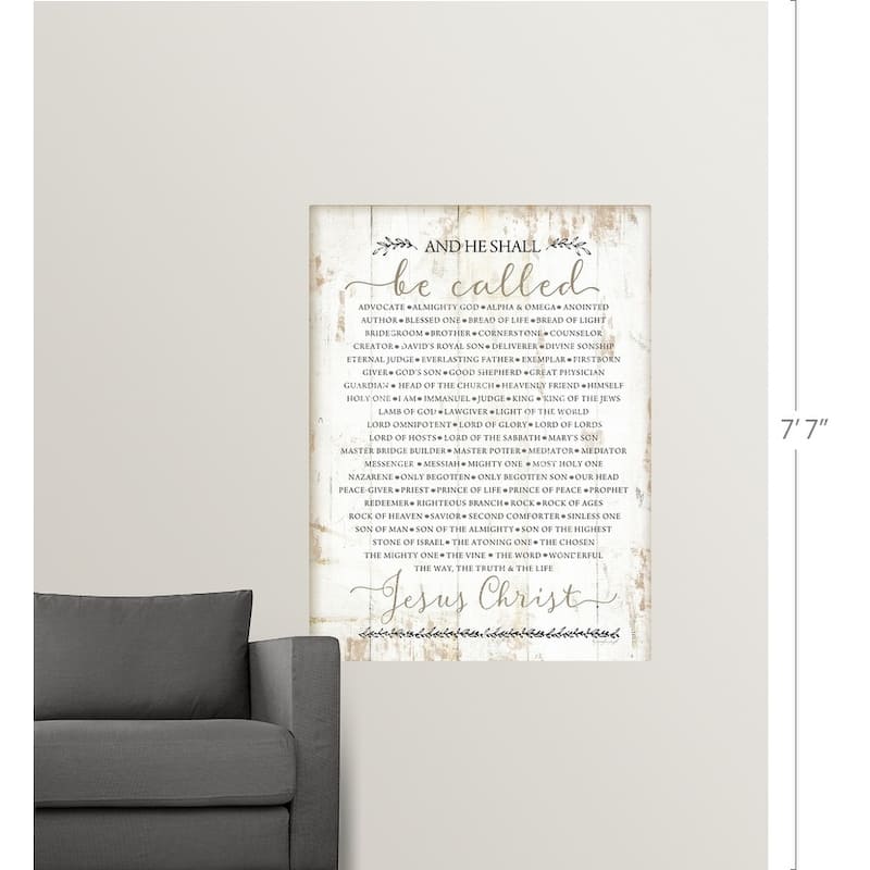 "Names of Christ" Poster Print - Multi