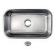 preview thumbnail 1 of 2, Loft Single Bowl Undermount Kitchen Sink with Strainer