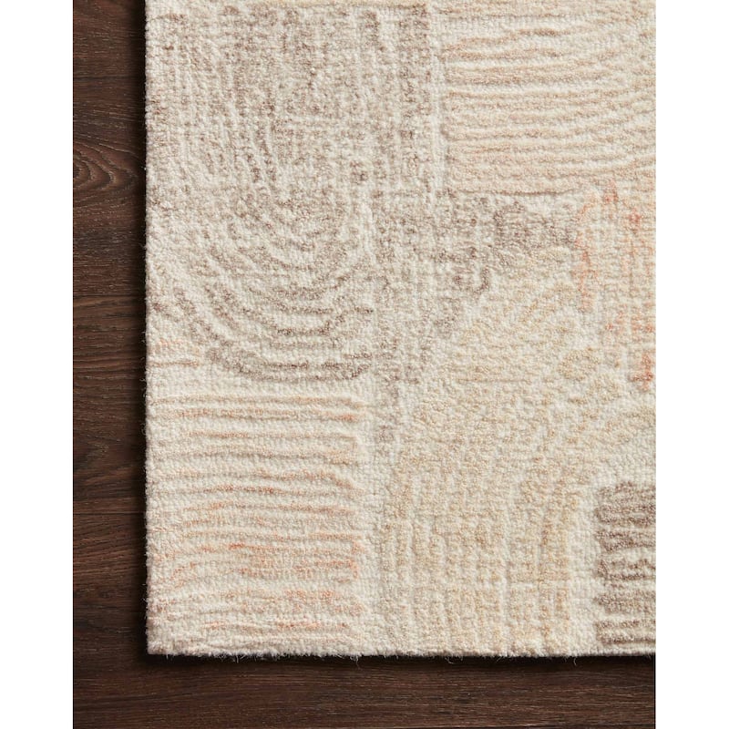 Alexander Home Aubrey Modern Abstract 100% Wool Area Rug
