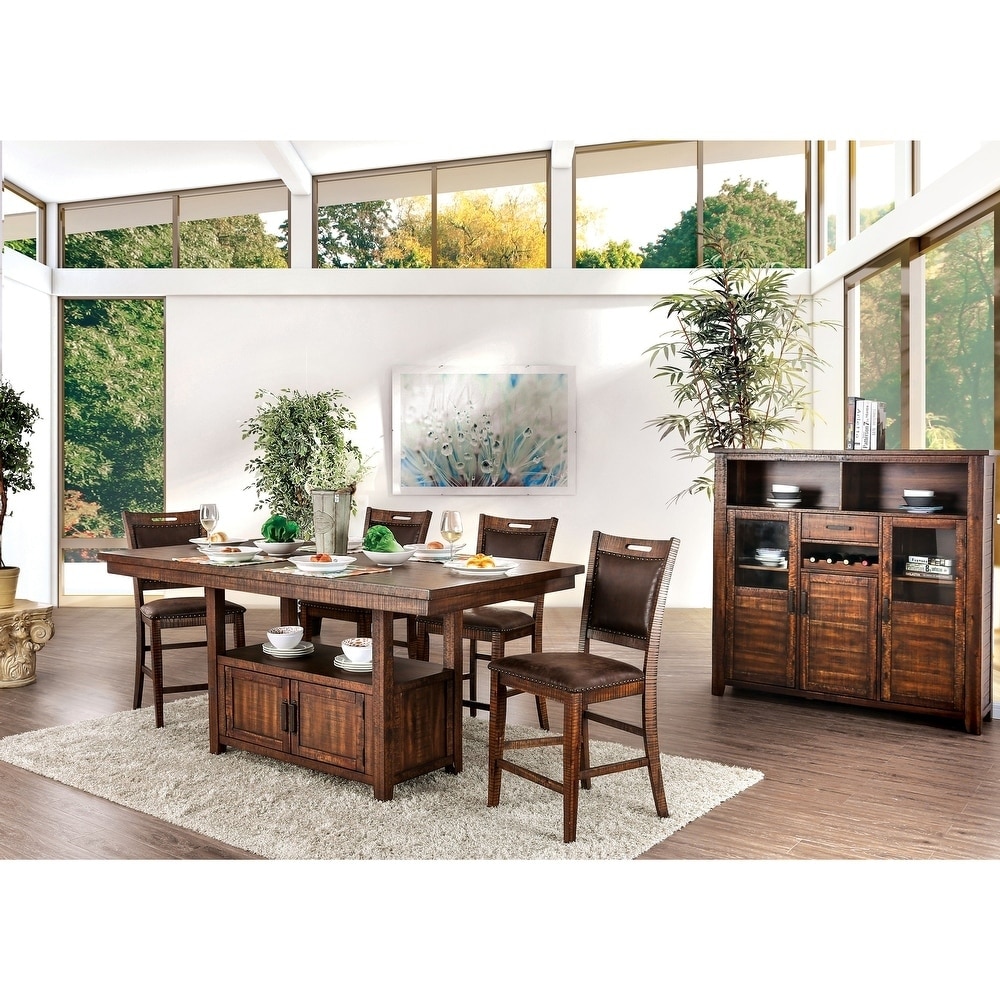 Royard counter height dining room table set best sale