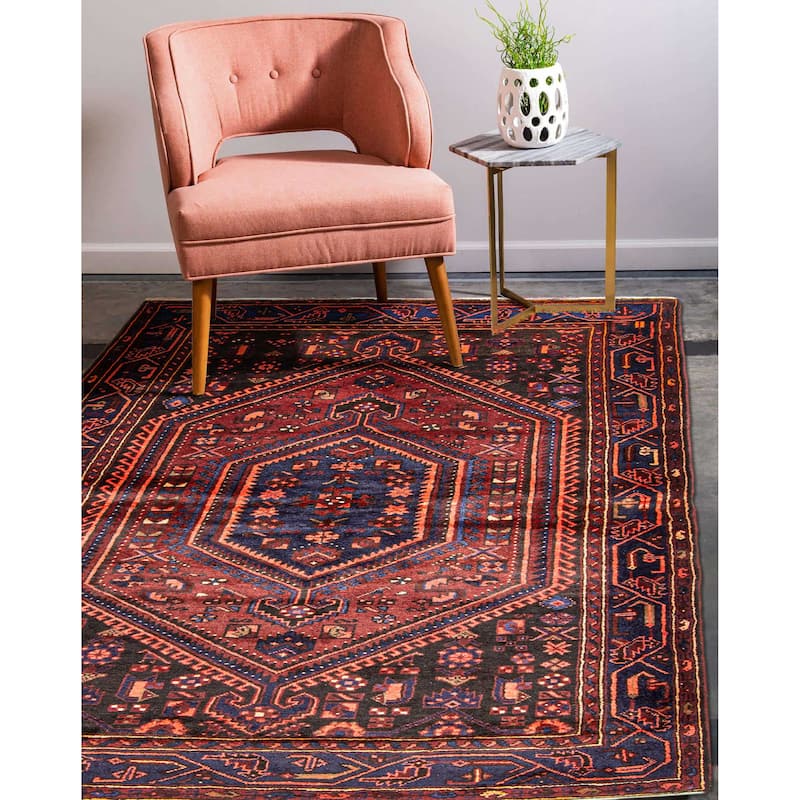 ECARPETGALLERY Hand-knotted Anadol Red Wool Rug - 5'2 x 7'5