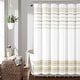 preview thumbnail 3 of 21, Lush Decor Breezy Chic Tassel Jacquard Eco-Friendly Recycled Cotton Shower Curtain Single