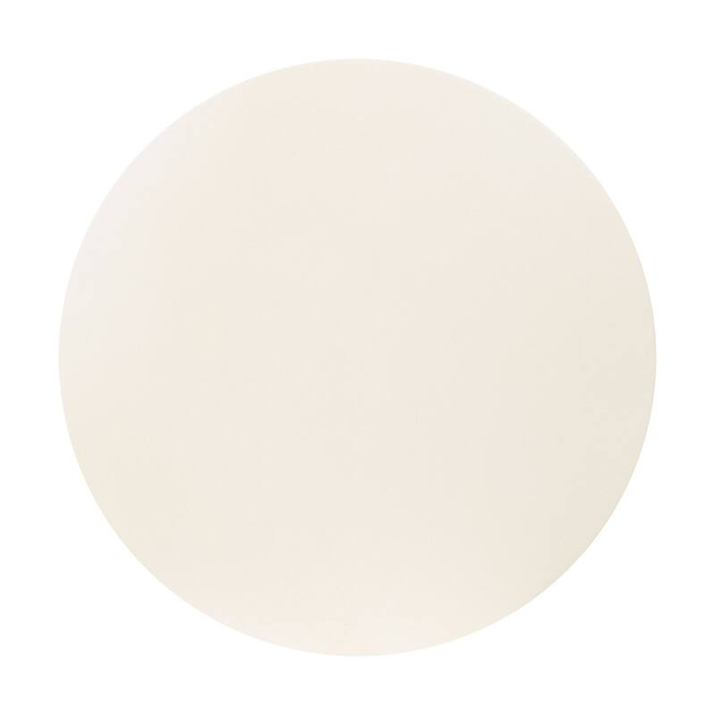 Folda Sculpted Concrete Pedestal Side Table