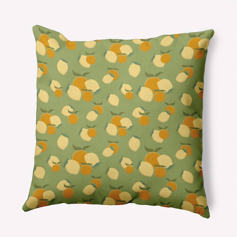 Oranges and Lemons Decorative Throw Pillow - 26" x 26" - Apple