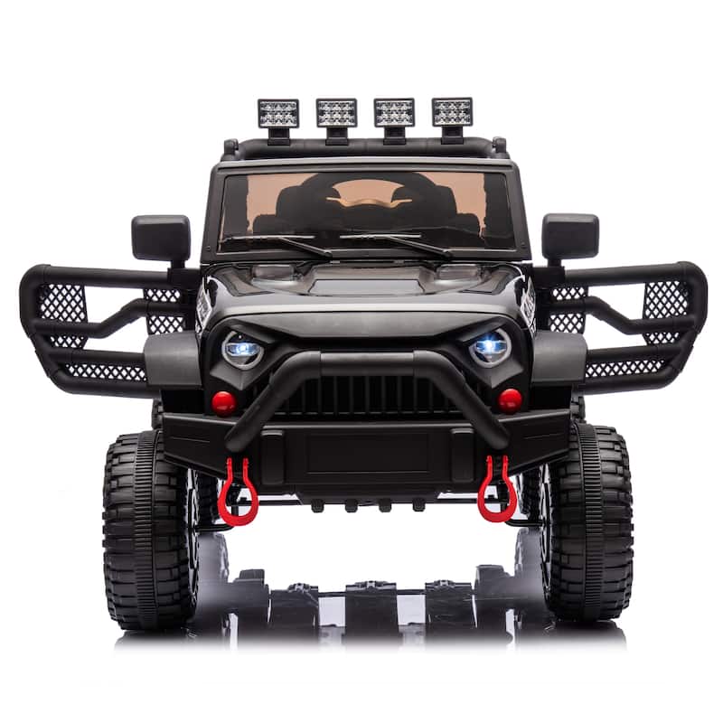 24V Kids Ride On Car W/Parents Remote ControlAdjustable speedLarge display screen,Safety Belt for Kids Aged 3+
