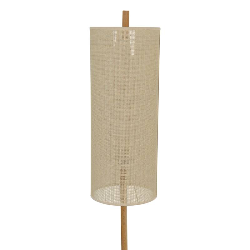 Height Floor Lamp, Modern Standing Light for Living Room, Bedroom & Study Area Lighting, Floor Lamp - Oak and Natural 110-120V