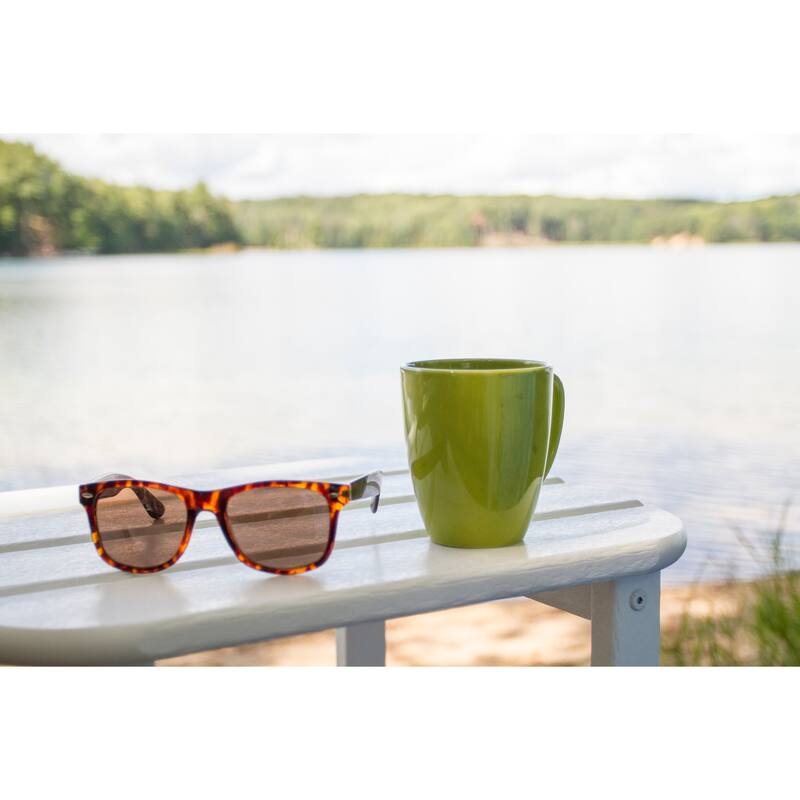 POLYWOOD South Beach Plastic 18 inch Outdoor Side Table