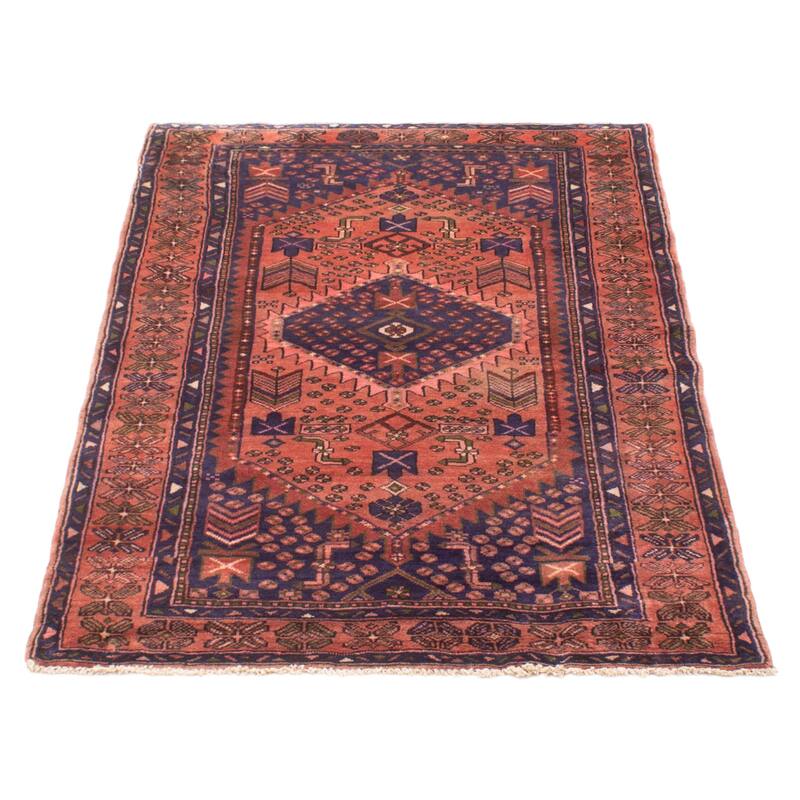 ECARPETGALLERY Hand-knotted Andelz Dark Copper Wool Rug - 4'5 x 6'7
