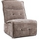 preview thumbnail 29 of 33, MCombo Armless Power Recliner Chair with USB Ports, 3.5" Wall Clearance Electric Reclining Sofa Chair for Living Room, ALR01 Brown