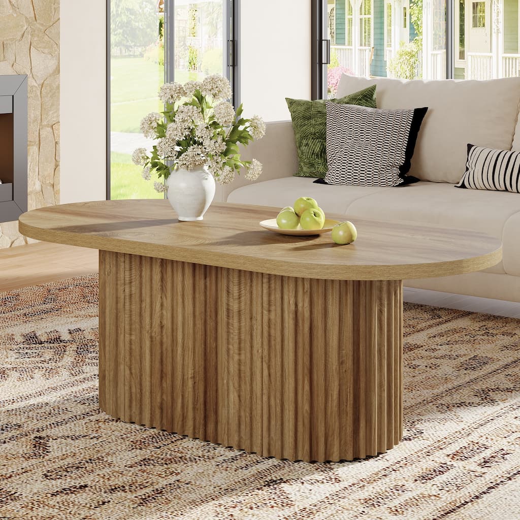 Farmhouse Oval Coffee Table