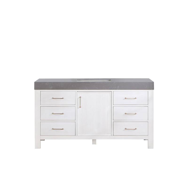 Miseno MV-NM-703860 León 60" Free Standing Single Basin Vanity Set