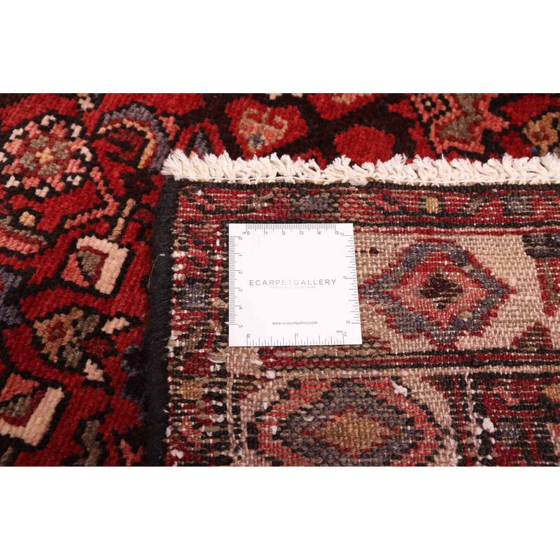 ECARPETGALLERY Hand-knotted Andelz Red Wool Rug - 4'1 x 10'4