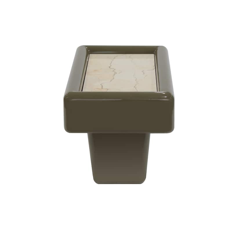 Gattis Home High Glossy Marble End Table