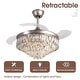 preview thumbnail 6 of 69, Sofucor 52Inch Low Profile Flush Mount Ceiling Fan with LED Light,3‑Blade Quiet Light Combo for Bedroom Kitchen Living Room