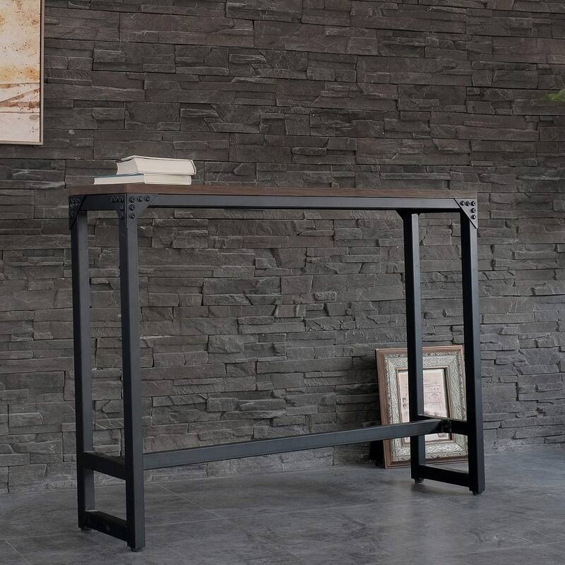 Minimalist Contemporary Industrial Bar/Cocktail Logan Table