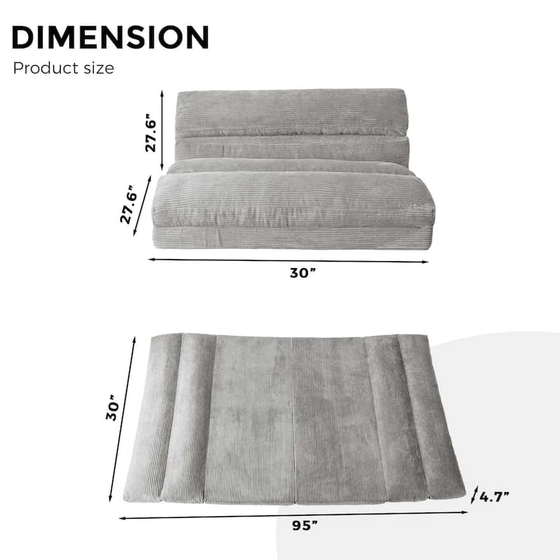 Folding Sofa Bed,Sleeper Sofa Chair Bed Upholstered Sofa Couches