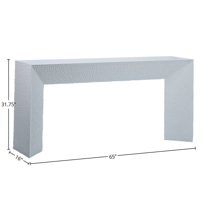 Cordilia 51-inch Rectangular Coffee Table with Textured Sides and Belly, Black Pine