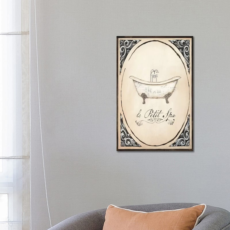 iCanvas "Le Petit Spa I" by Emily Adams Canvas Print - 26x18x1.5