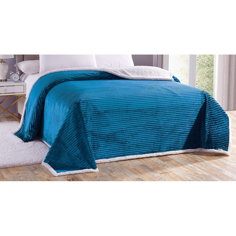 Sherpa blanket bed bath and beyond best sale