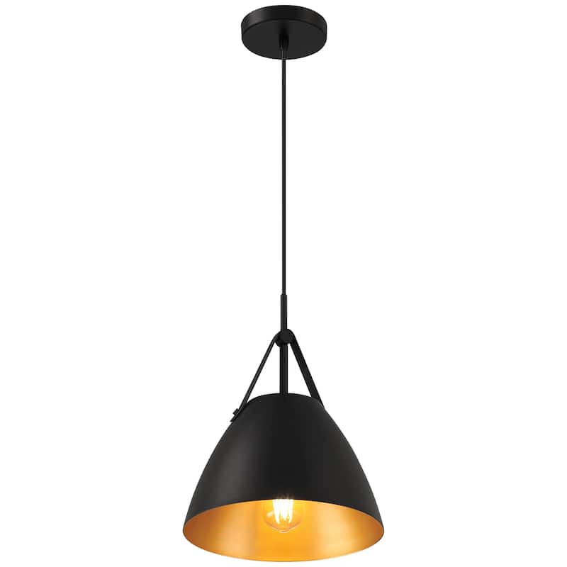 Access Lighting Tanner 1 Light Pendant - Matte Black