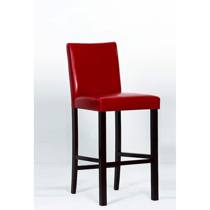 Warehouse of Tiffany Shino White Bar Chair (Set of 2) - Red