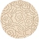 preview thumbnail 29 of 61, SAFAVIEH Handmade Soho Aloisa Roses N.Z. Wool Rug 6' Round - Beige/Multi - Round