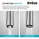 preview thumbnail 85 of 149, Kraus 2-Function 1-Handle 1-Hole Pulldown Sprayer Brass Kitchen Faucet