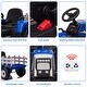 preview thumbnail 10 of 27, 12V Kids Ride on Tractor，Battery Powered Electric Tractor with Trailer