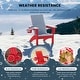 preview thumbnail 7 of 68, Shoreside Kids Outdoor Poly Adirondack Chair with Cup Holder (Set of 2)