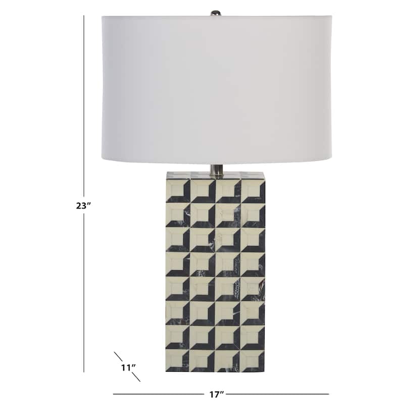 SAFAVIEH Isle 26-inch Resin Table Lamp - 11"W x 17"D x 23"H
