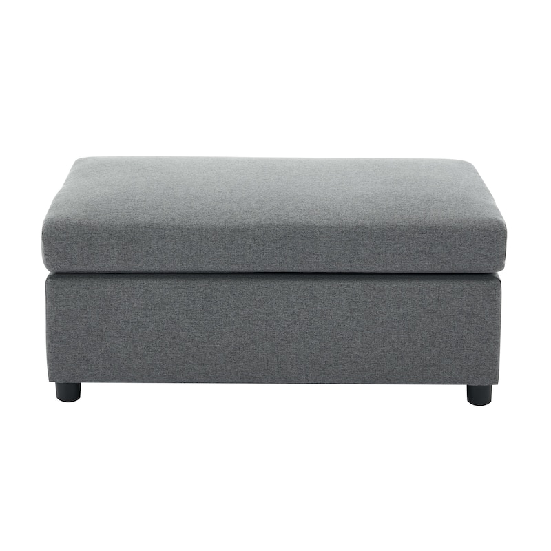 Roomfitters 50" Oversized Armchair with Ottoman, Modern Accent Chair, Lumbar Support, Reading Sofa for Bedroom