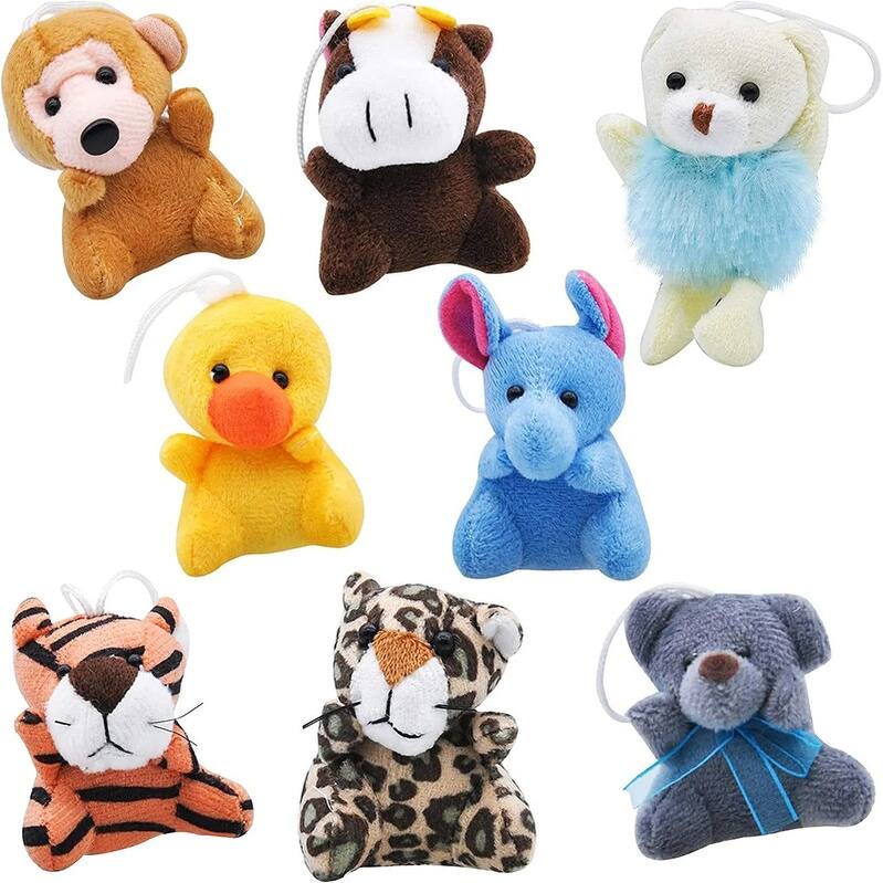 Cute Animal Mini Plush Set