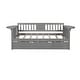 preview thumbnail 8 of 72, Wooden Daybed with Trundle, Sofa Bed for Bedroom Living Room
