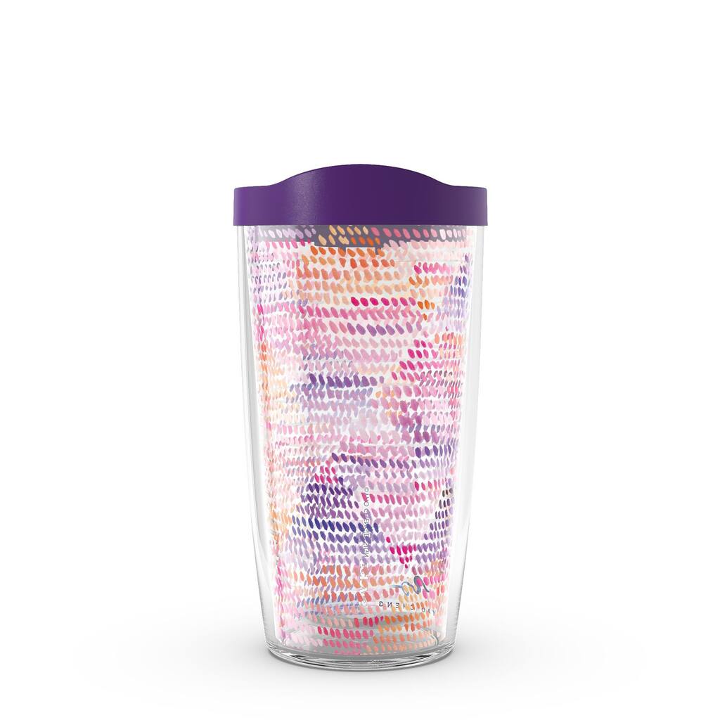 Tervis Yao Cheng - Sunset Dots Made in USA Double Walled Insulated Travel Tumbler, Classic